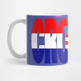 Croatia flag stencil Mug